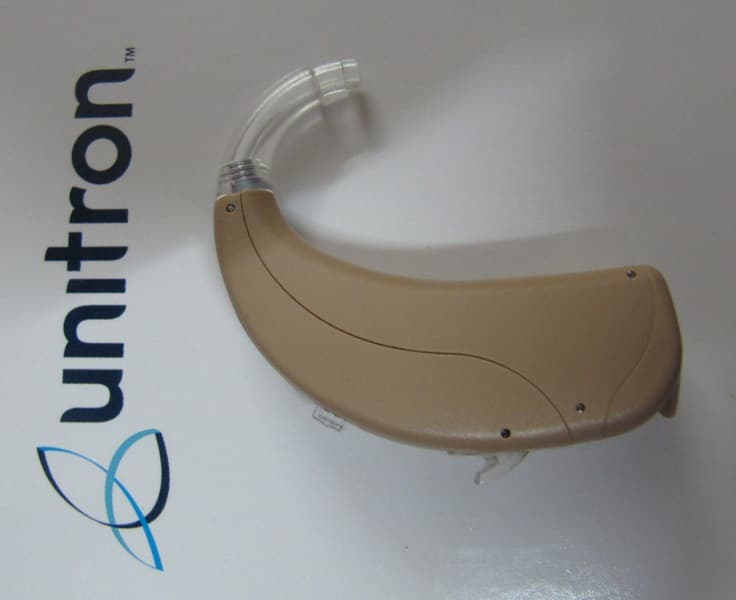 super power BTE unitron hearing aids